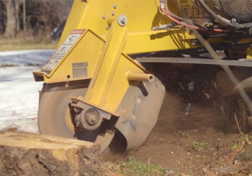 Stump Grinders and Chippers: Understanding Equipment for Stump Grinding and Removal Services